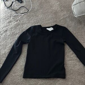 Black Long Sleeve Top